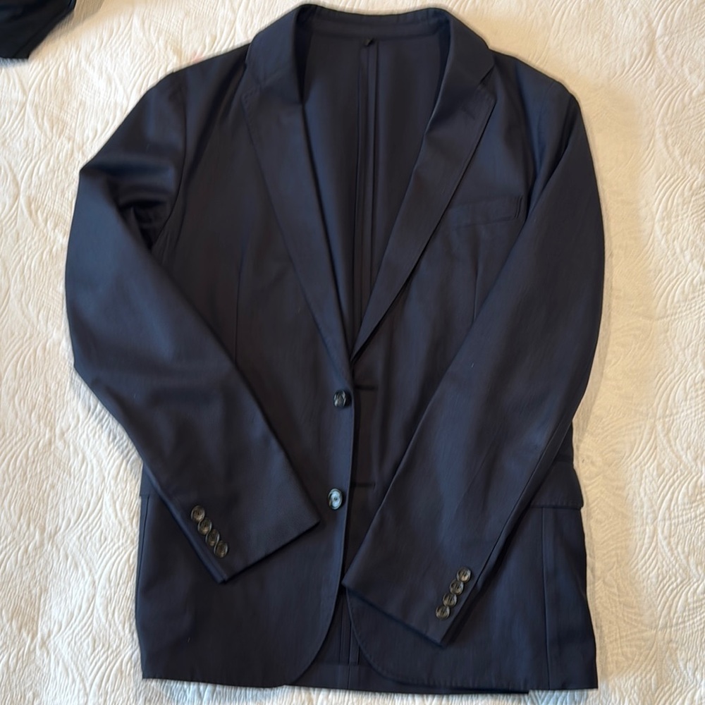 J. Crew ludlow Classic Men's Navy Blazer - Modern Single-Breasted Jacket